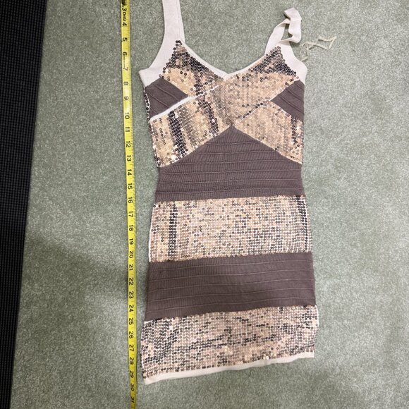 2bBebe Sweater Sequin Bandage Mini Dress – XS - New without tags - Picture 5 of 7